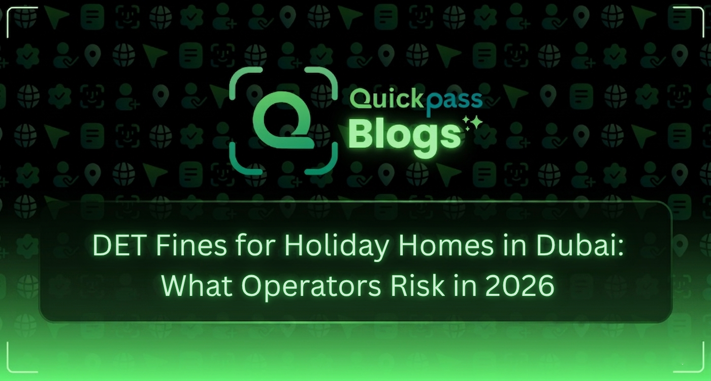 DET compliance fines holiday home operators Dubai 2026